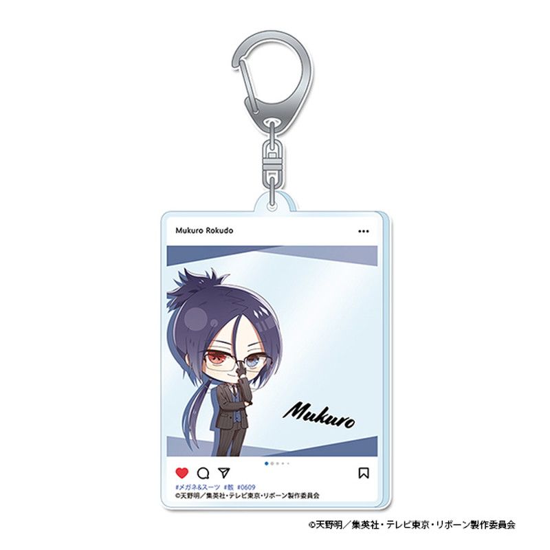 家庭教師ヒットマンREBORN! ぷちちょこ アクリルキーホルダー【六道骸】メガネ&スーツver.