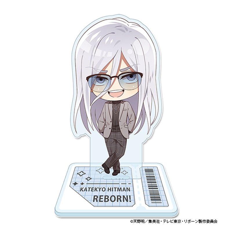 家庭教師ヒットマンREBORN! ぷちちょこ アクリルスタンド【スクアーロ】メガネ&スーツver.