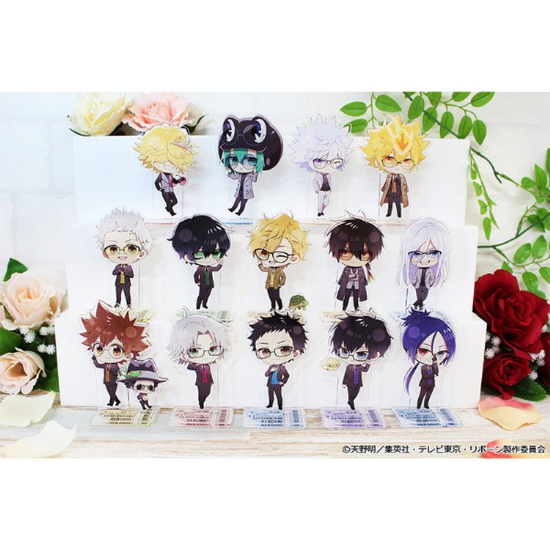 家庭教師ヒットマンREBORN! ぷちちょこ アクリルスタンド【沢田綱吉&リボーン】メガネ&スーツver.