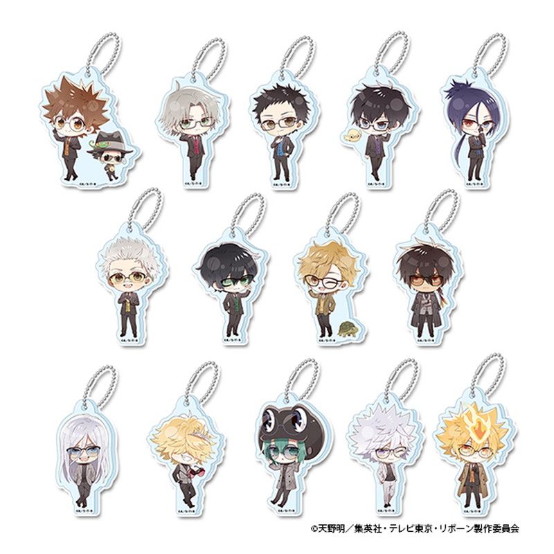 家庭教師ヒットマンREBORN! ぷちちょこ トレーディングアクリルキーホルダー メガネ&スーツver.(PCS)