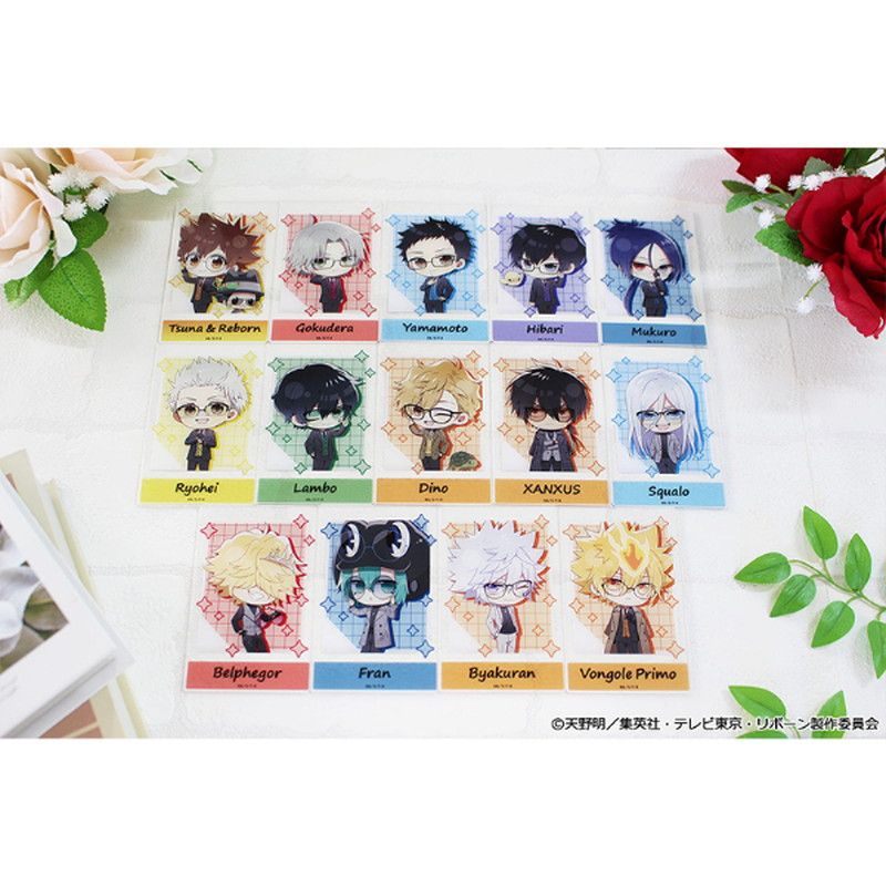 家庭教師ヒットマンREBORN! ぷちちょこ トレーディングアクリルカード メガネ&スーツver.(PCS)