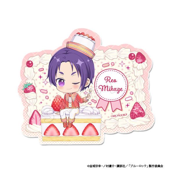 ブルーロック ぷちちょこステッカー【御影玲王】ショートケーキver.