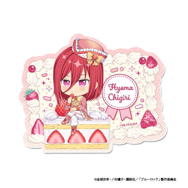 ブルーロック ぷちちょこステッカー【千切豹馬】ショートケーキver.