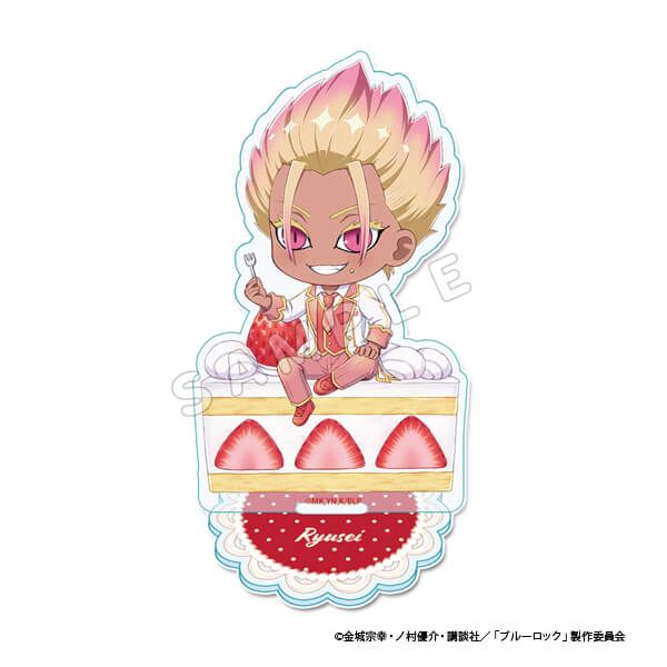 ブルーロック ぷちちょこアクリルスタンド【士道龍聖】ショートケーキver.