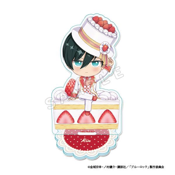 ブルーロック ぷちちょこアクリルスタンド【糸師 凛】ショートケーキver.