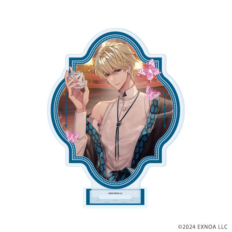 アクリルスタンド「夢幻楼と眠れぬ蝶」01/蛇ヶ崎 夜刀(公式イラスト)