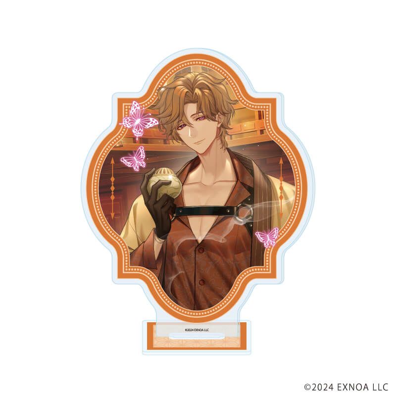 アクリルスタンド「夢幻楼と眠れぬ蝶」03/鳴神 ライ(公式イラスト)