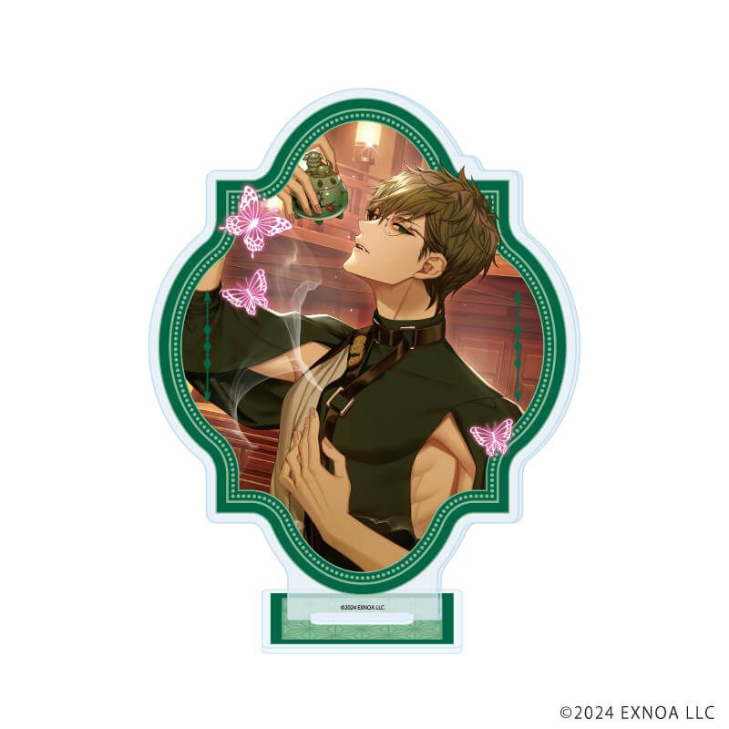 アクリルスタンド「夢幻楼と眠れぬ蝶」07/狛谷 獅子雄(公式イラスト)