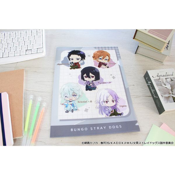 文豪ストレイドッグス ぷちちょこクリアファイル【B】読書ver.