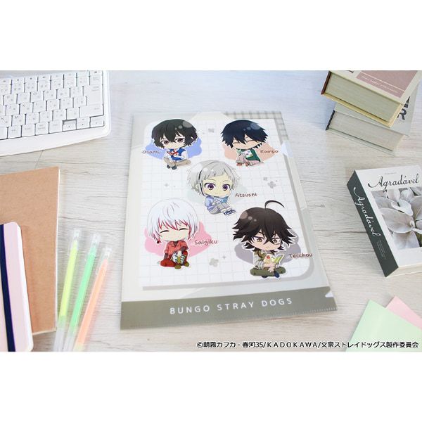 文豪ストレイドッグス ぷちちょこクリアファイル【A】読書ver.