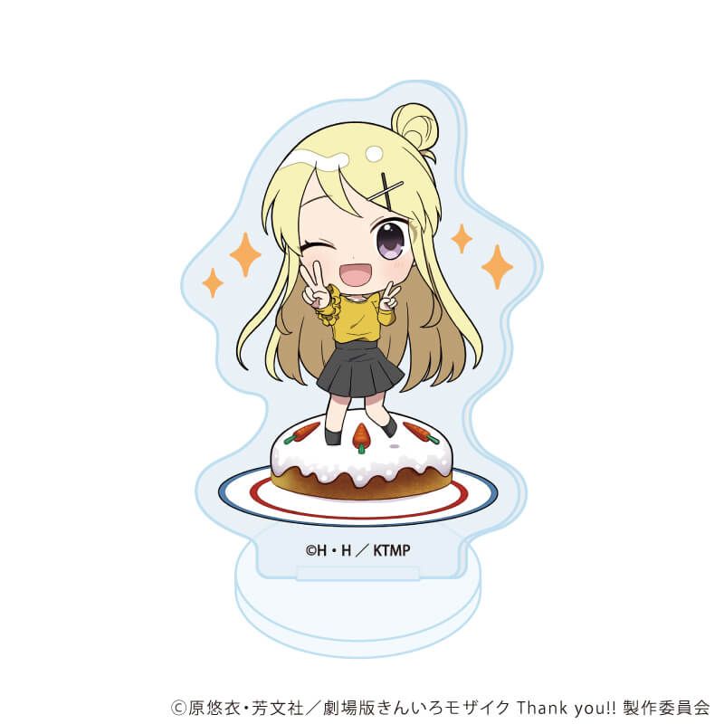 アクリルぷちスタンド「きんいろモザイク」01/コンプリートセット(全5種)(ミニキャライラスト)