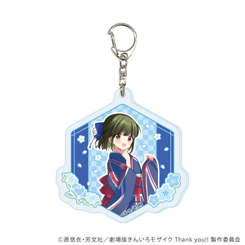 アクリルキーホルダー「きんいろモザイク」01/ブラインド(5種)(描き下ろしイラスト)