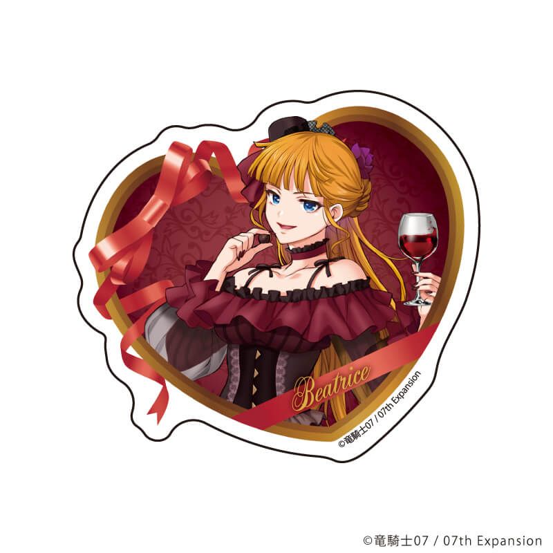 ダイカットステッカー「うみねこのなく頃に」11/ベアトリーチェ ドルチェver.(描き下ろしイラスト)