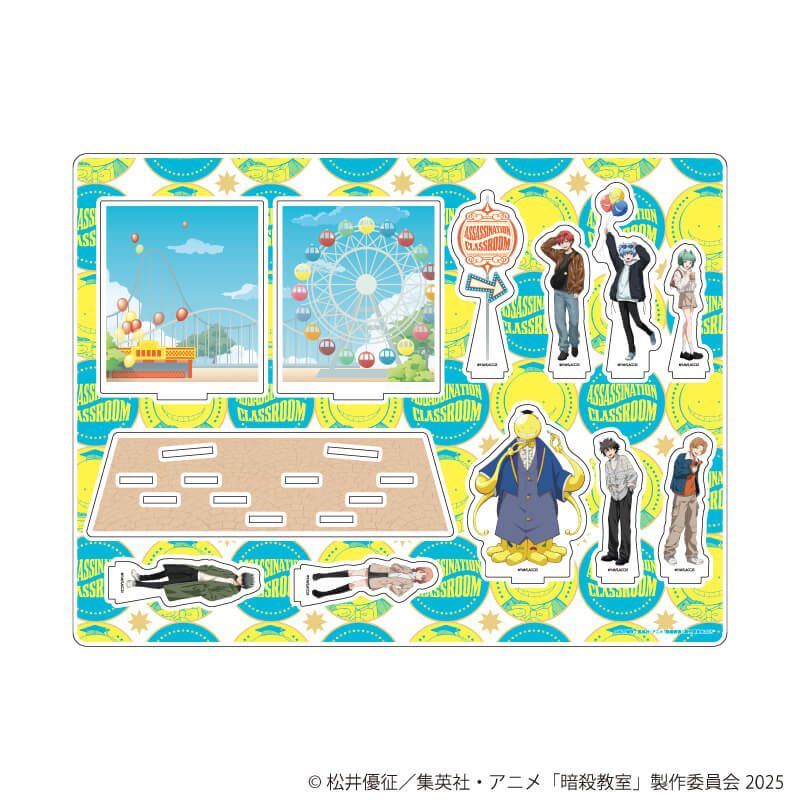 アクリルジオラマ「TVアニメ『暗殺教室』」01/遊園地ver.(描き下ろしイラスト)