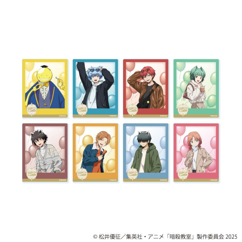 アクリルカード「TVアニメ『暗殺教室』」01/遊園地ver. コンプリートセット(全8種)(描き下ろしイラスト)