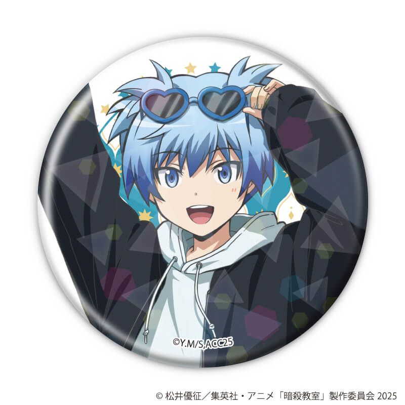 ホログラム缶バッジ(57mm)「TVアニメ『暗殺教室』」01/遊園地ver. コンプリートセット(全8種)(描き下ろしイラスト)