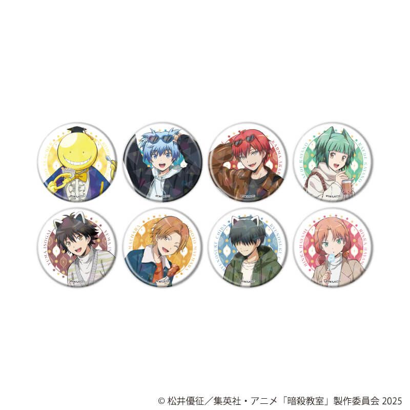 ホログラム缶バッジ(57mm)「TVアニメ『暗殺教室』」01/遊園地ver. ブラインド(8種)(描き下ろしイラスト)