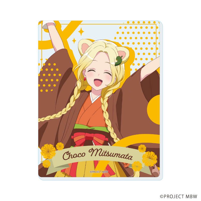 アクリルカード「前橋ウィッチーズ」02/動物ver.トレーディング(10種)(描き下ろしイラスト)