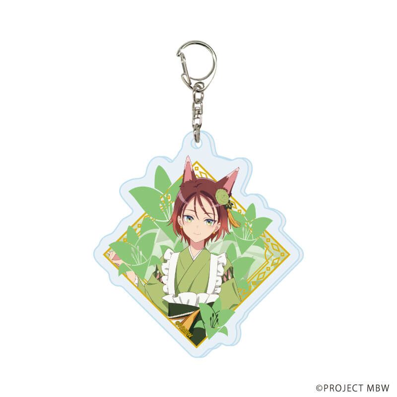 アクリルキーホルダー「前橋ウィッチーズ」02/動物ver.トレーディング(10種)(描き下ろしイラスト)