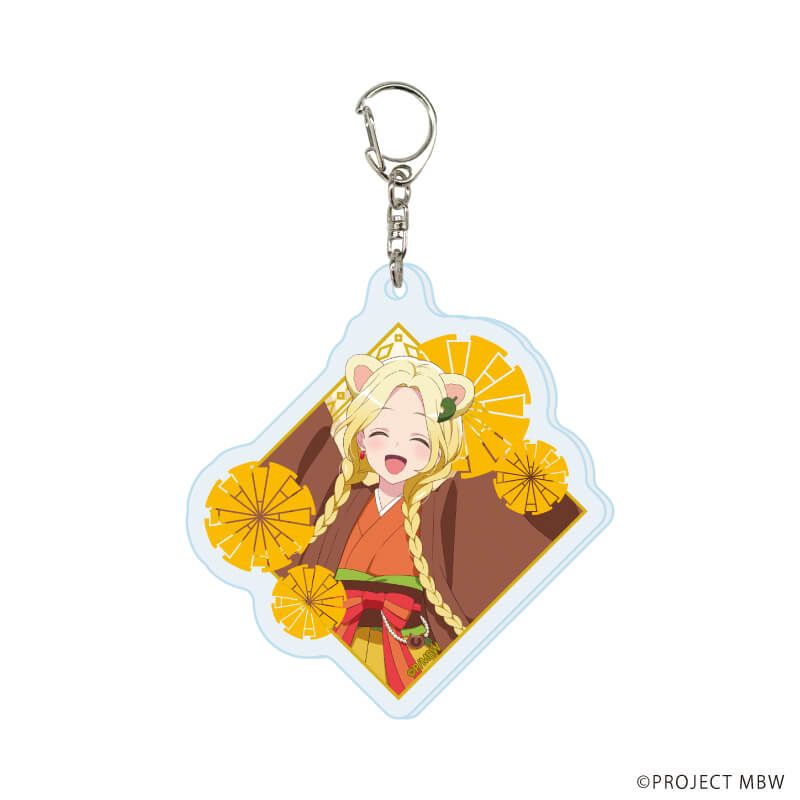 アクリルキーホルダー「前橋ウィッチーズ」02/動物ver.トレーディング(10種)(描き下ろしイラスト)