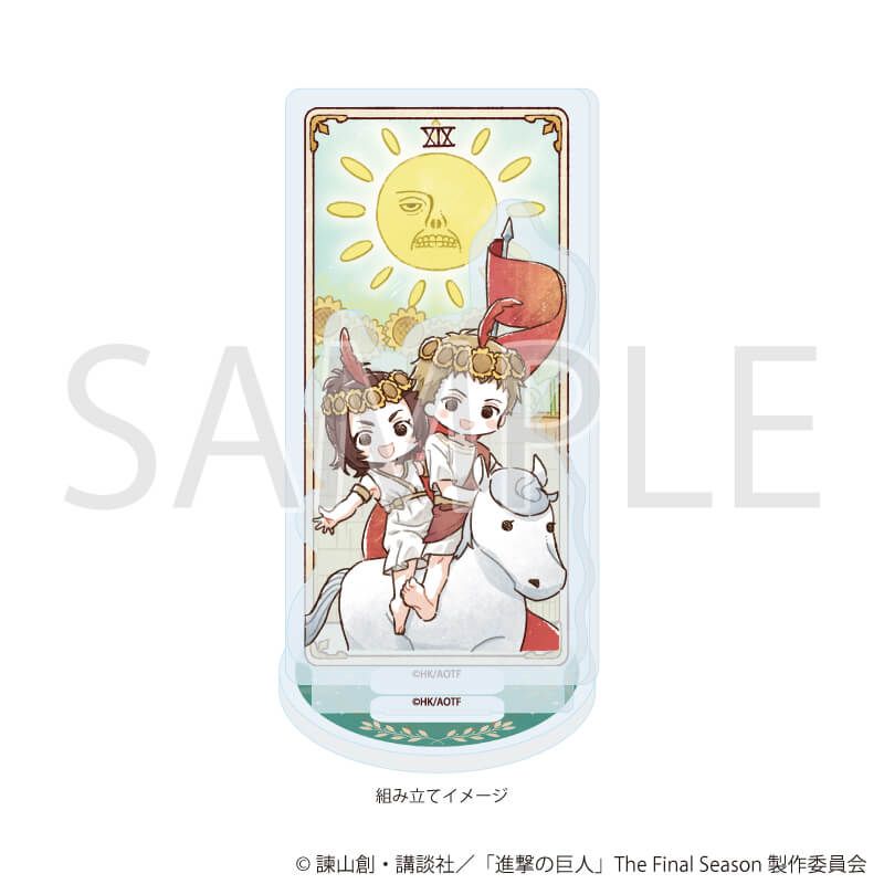 アクリルスタンドプレート「TVアニメ『進撃の巨人』The Final Season」11/ファルコ・グライス&ガビ・ブラウン タロットver.(グラフアートイラスト)