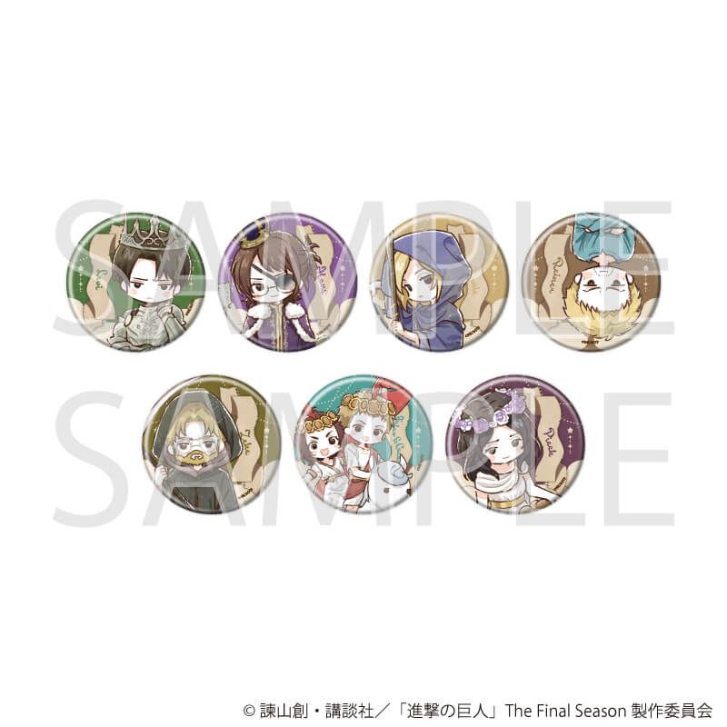 缶バッジ「TVアニメ『進撃の巨人』The Final Season」02/タロットver. Bセット コンプリートセット(全7種)(グラフアートイラスト)