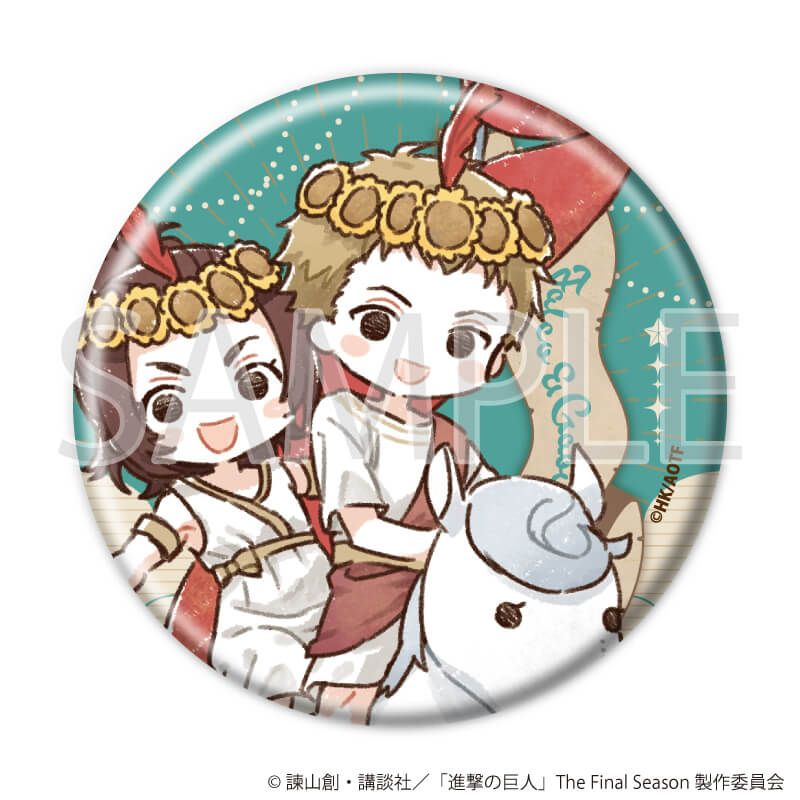 缶バッジ「TVアニメ『進撃の巨人』The Final Season」02/タロットver. Bセット コンプリートセット(全7種)(グラフアートイラスト)