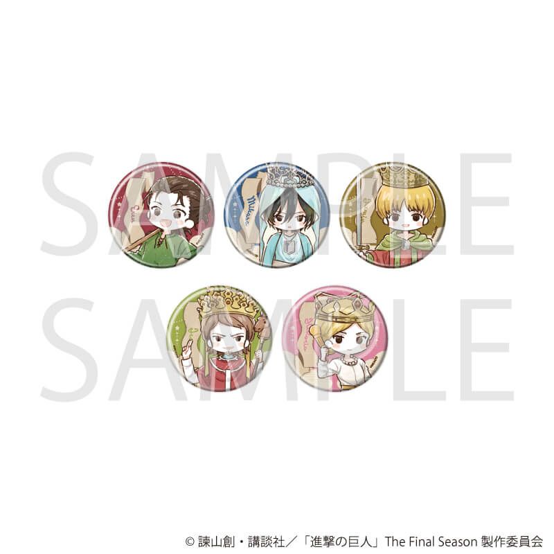 缶バッジ「TVアニメ『進撃の巨人』The Final Season」01/タロットver. Aセット コンプリートセット(全5種)(グラフアートイラスト)