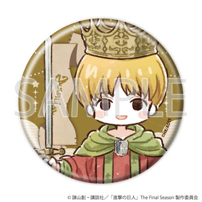 缶バッジ「TVアニメ『進撃の巨人』The Final Season」01/タロットver. Aセット コンプリートセット(全5種)(グラフアートイラスト)