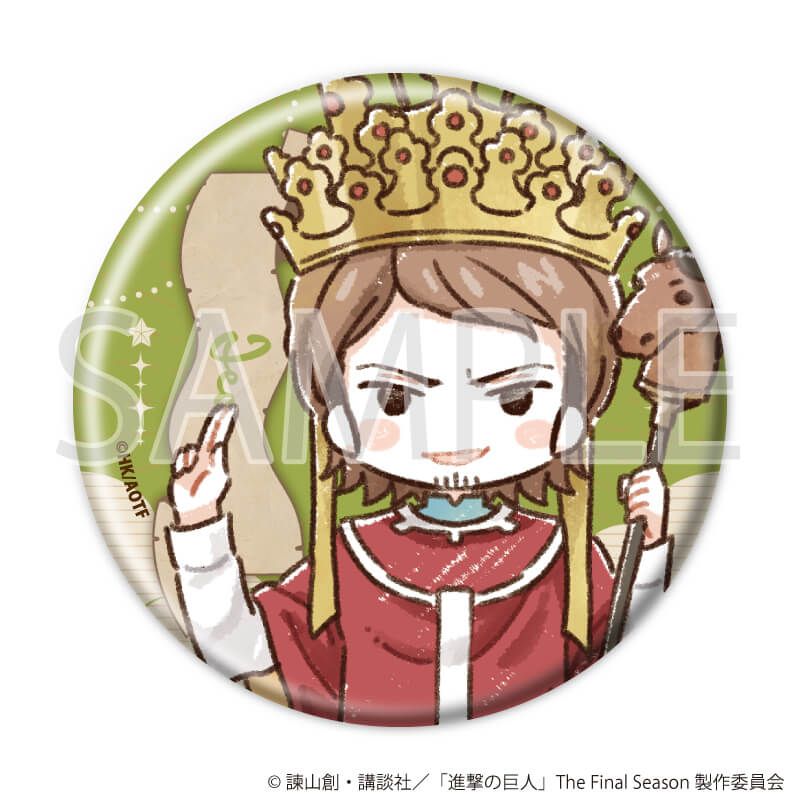 缶バッジ「TVアニメ『進撃の巨人』The Final Season」01/タロットver. Aセット コンプリートセット(全5種)(グラフアートイラスト)