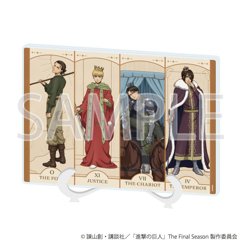 アクリルアートボード(A5サイズ)「TVアニメ『進撃の巨人』The Final Season」06/タロットver.(描き下ろしイラスト)