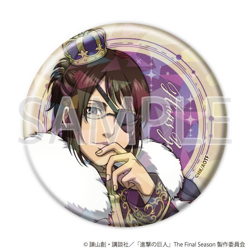 ホログラム缶バッジ(57mm)「TVアニメ『進撃の巨人』The Final Season」02/タロットver. コンプリートセット(全6種)(描き下ろしイラスト)