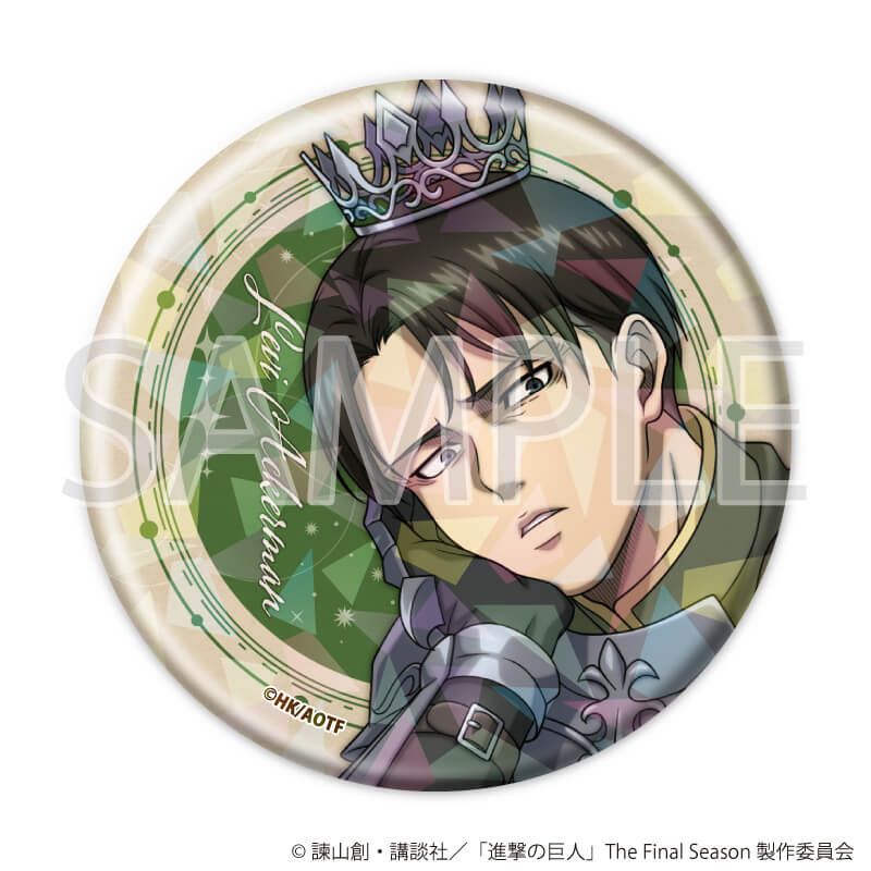 ホログラム缶バッジ(57mm)「TVアニメ『進撃の巨人』The Final Season」02/タロットver. ブラインド(6種)(描き下ろしイラスト)
