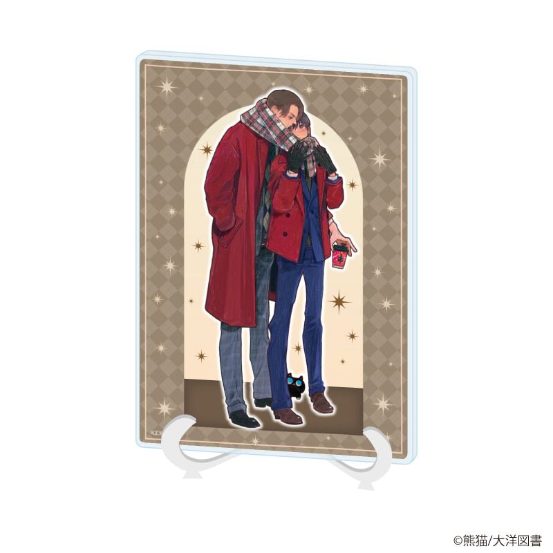 アクリルアートボード(A5サイズ)「iHZ［アイハーツ］創刊100号記念フェア」03/「ワンダーラブは真夜中に」熊猫先生(描き下ろしイラスト)