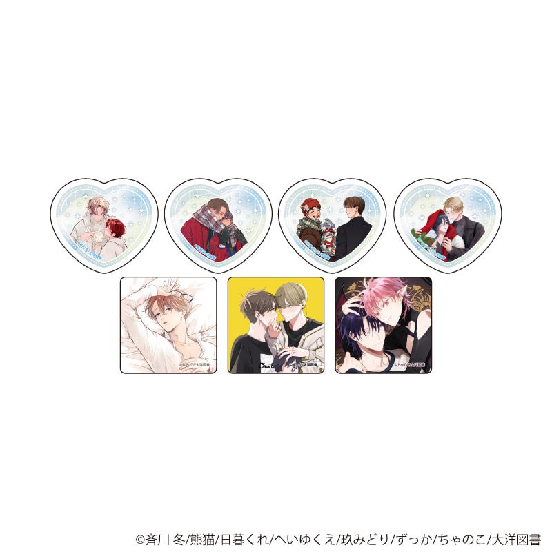 フレークシール(7種セット)「iHZ［アイハーツ］創刊100号記念フェア」02/iHZ［アイハーツ］作品(描き下ろし&公式イラスト)