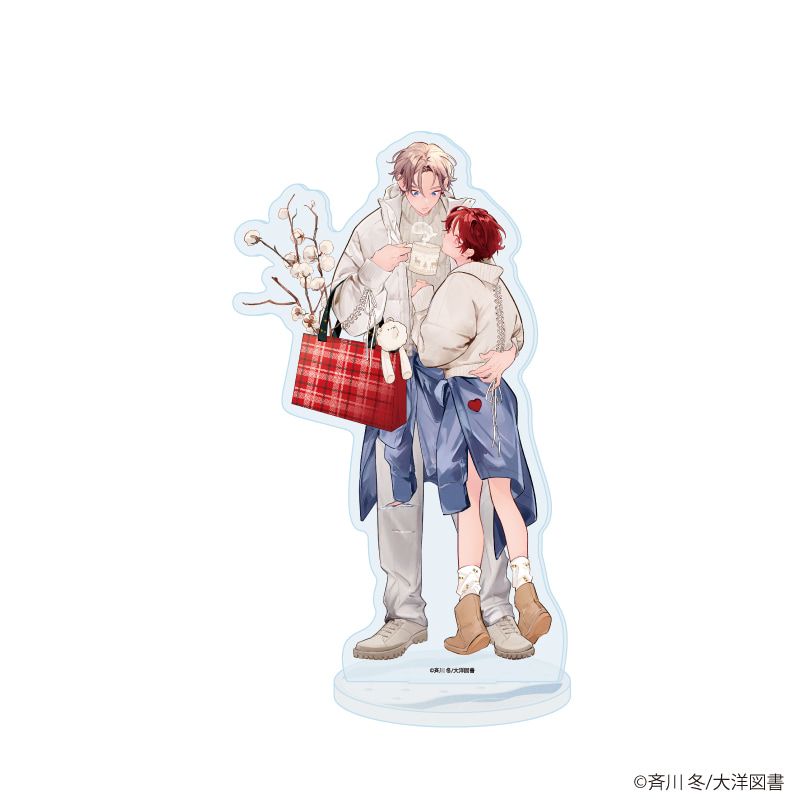 アクリルスタンド「iHZ［アイハーツ］創刊100号記念フェア」03/「今夜ベッドで待っていろ」斉川 冬先生(描き下ろしイラスト)