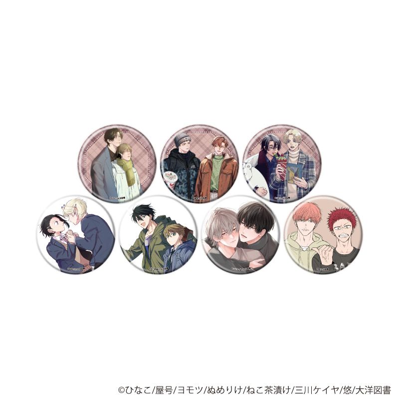 缶バッジ「iHZ［アイハーツ］創刊100号記念フェア」03/コンプリートセット(全7種)(描き下ろし&公式イラスト)