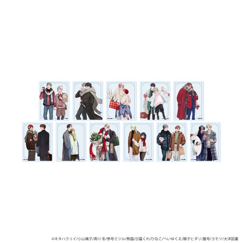 アクリルカード「iHZ［アイハーツ］創刊100号記念フェア」01/ブラインド(11種)(描き下ろしイラスト)