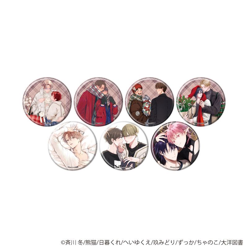 缶バッジ「iHZ［アイハーツ］創刊100号記念フェア」02/ブラインド(7種)(描き下ろし&公式イラスト)