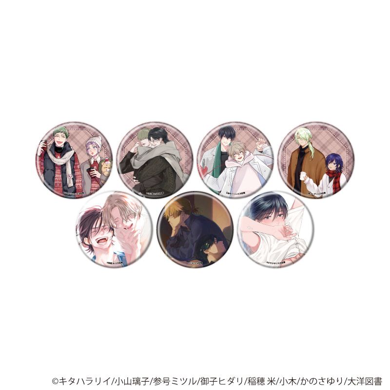 缶バッジ「iHZ［アイハーツ］創刊100号記念フェア」01/ブラインド(7種)(描き下ろし&公式イラスト)