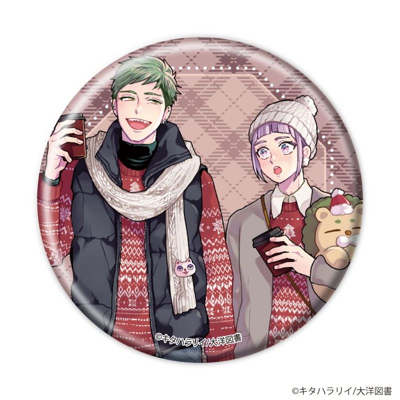 缶バッジ「iHZ［アイハーツ］創刊100号記念フェア」01/ブラインド(7種)(描き下ろし&公式イラスト)