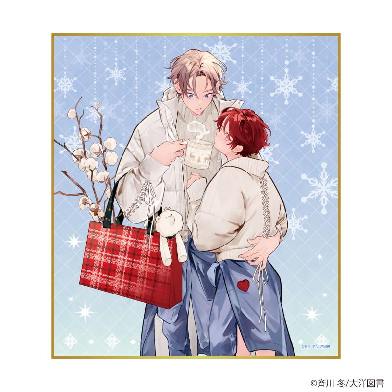 ミニ色紙「iHZ［アイハーツ］創刊100号記念フェア」02/ブラインド(7種)(描き下ろし&公式イラスト)