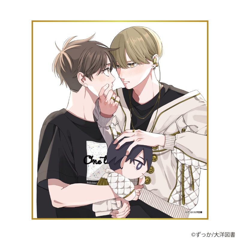 ミニ色紙「iHZ［アイハーツ］創刊100号記念フェア」02/ブラインド(7種)(描き下ろし&公式イラスト)