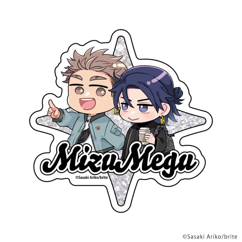 ダイカットスマホステッカー「佐々木ありこ先生」01/この恋は終わらせない(描き下ろしイラスト)