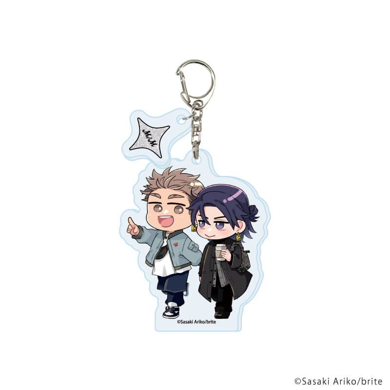 パーツ付きアクリルキーホルダー「佐々木ありこ先生」01/この恋は終わらせない(描き下ろしイラスト)