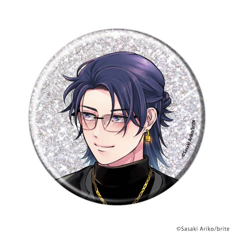 缶バッジ「佐々木ありこ先生」01/ブラインド(6種)(公式&描き下ろしイラスト)