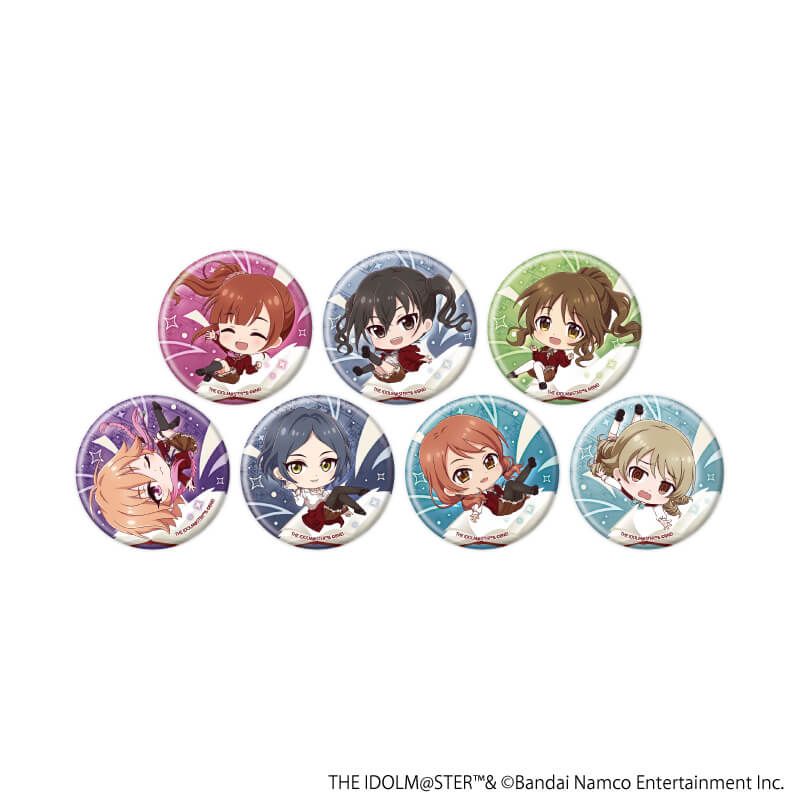 缶バッジ「アイドルマスター シンデレラガールズ」16/BookWorld!ver. トレーディング(7種)(ミニキャライラスト)
