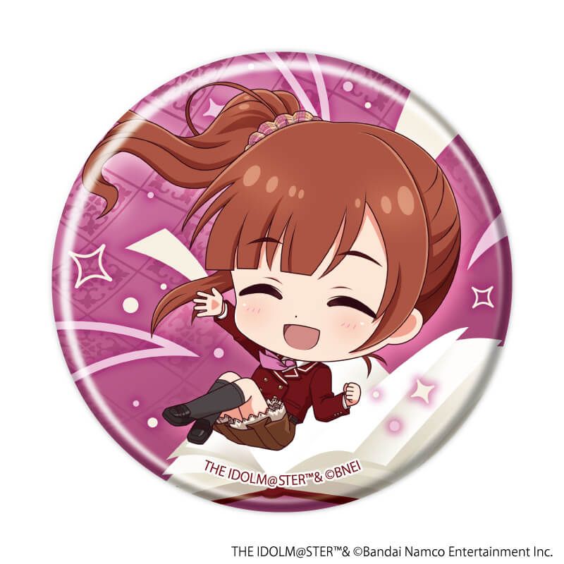 缶バッジ「アイドルマスター シンデレラガールズ」16/BookWorld!ver. トレーディング(7種)(ミニキャライラスト)