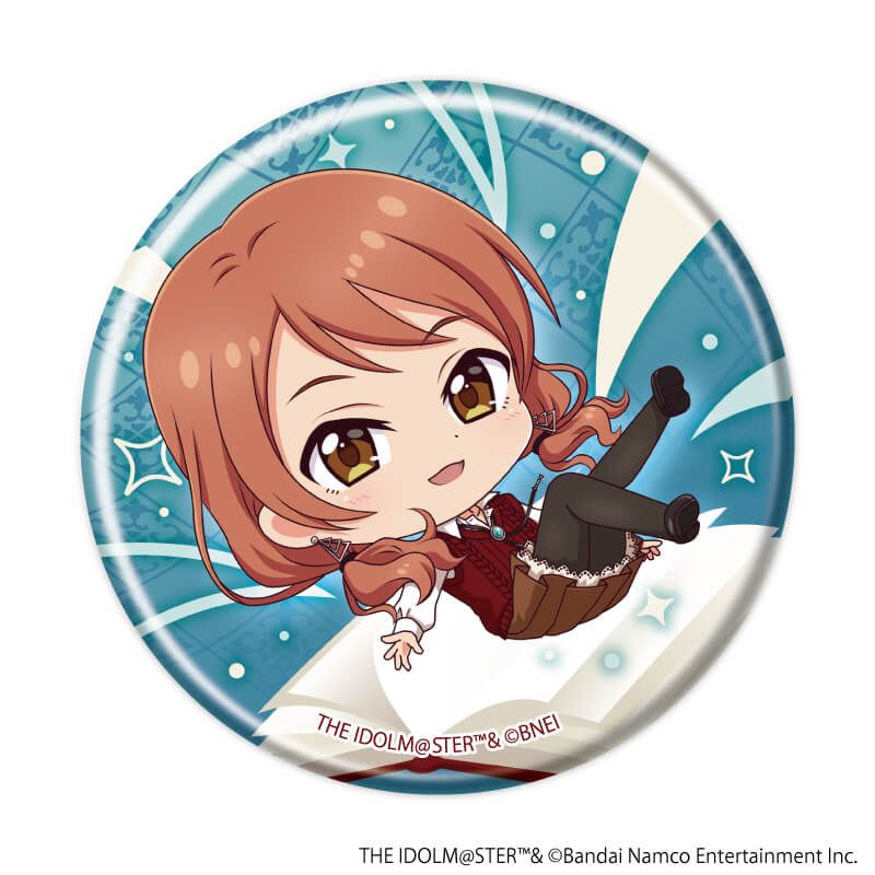 缶バッジ「アイドルマスター シンデレラガールズ」16/BookWorld!ver. トレーディング(7種)(ミニキャライラスト)