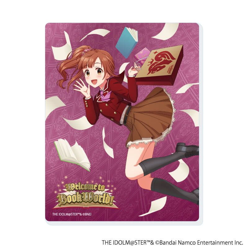 アクリルカード「アイドルマスター シンデレラガールズ」06/BookWorld!ver. トレーディング(6種)(描き下ろしイラスト)